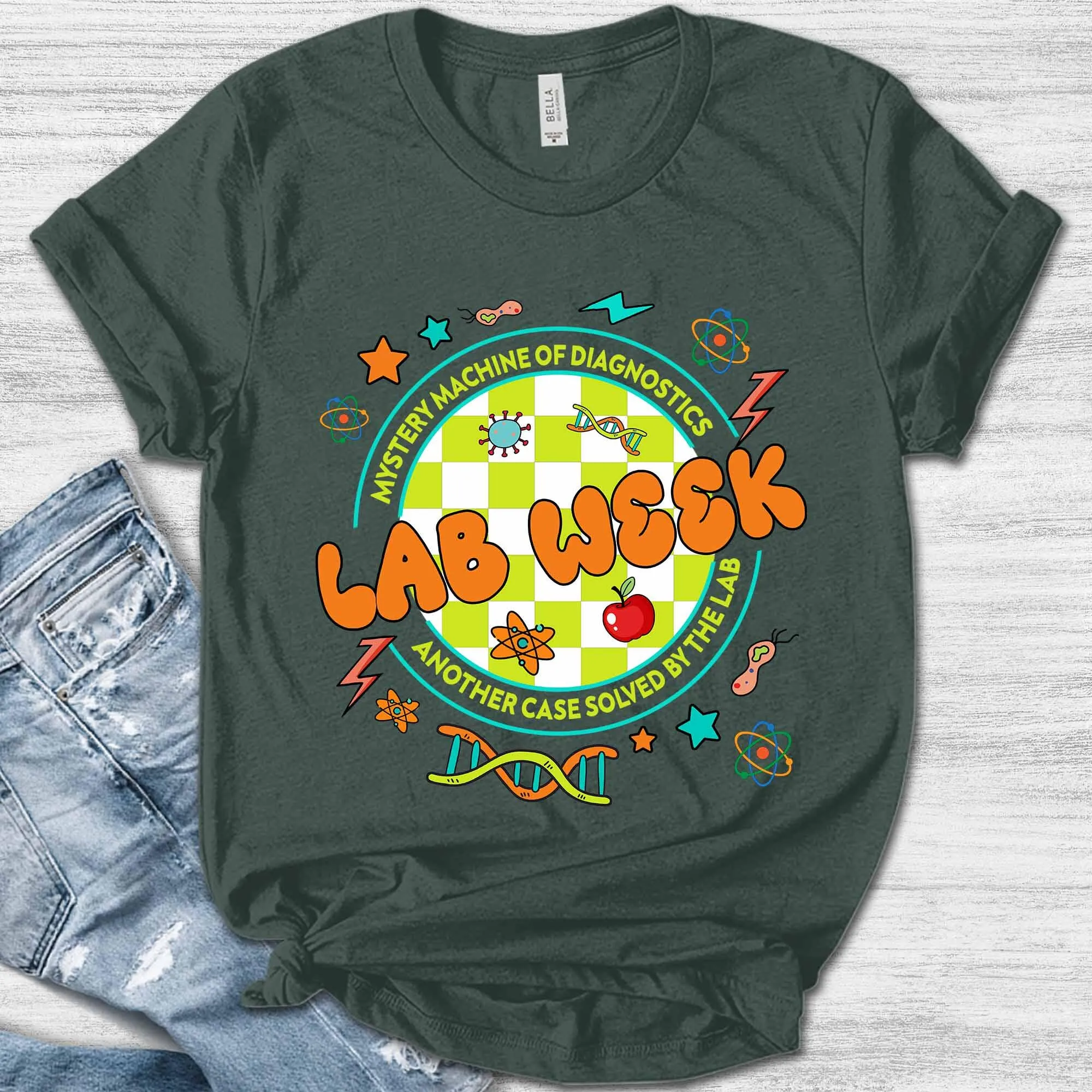 Medical Lab Week 2025 - Lab Week 2025 T-Shirt Tech Team