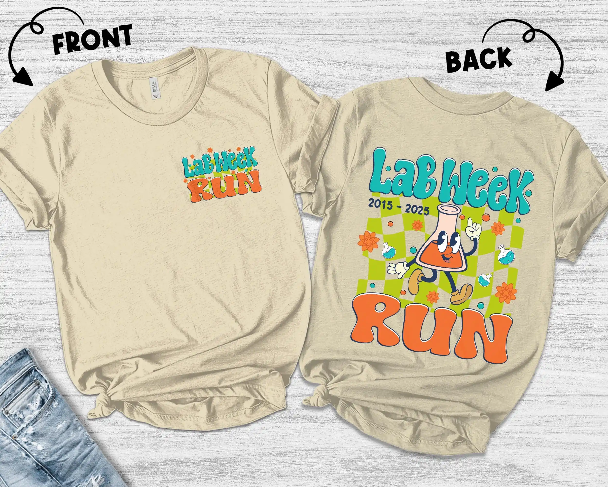 Medical Lab Week 2025 - Retro Lab Week 2025 T-Shirt –