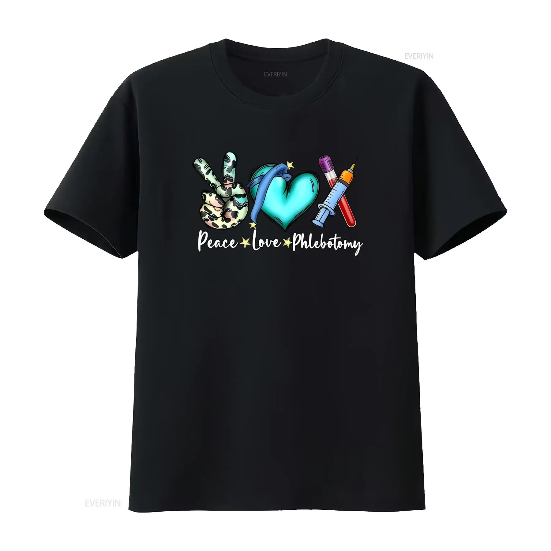 Medical Lab Technologist - Peace Love Phlebotomy T-Shirt für medizinische