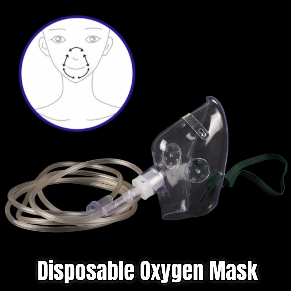 Medical Oxygen Concentrator - 1Set Entsorgung Sauerstoffkonzentrator Erwachsene Zerstäubungsmaske für