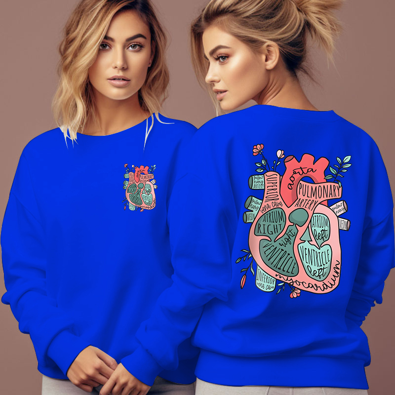 Anatomisches Herz Blumendruck  – Medical Lab Technologist Bewertung und Preis