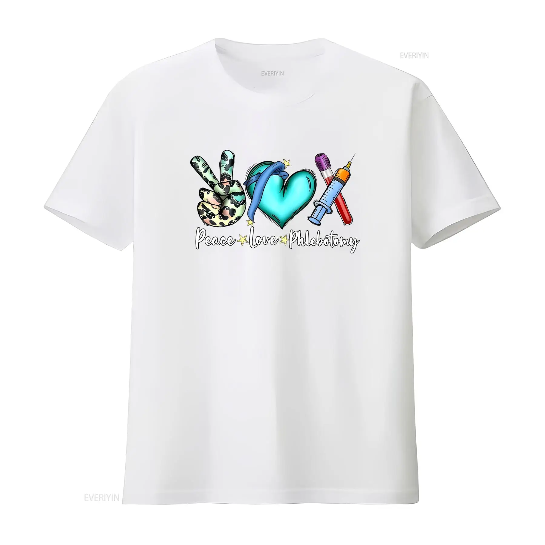 Peace Love Phlebotomy T-Shirt  – Medical Lab Technologist Bewertung und Preis