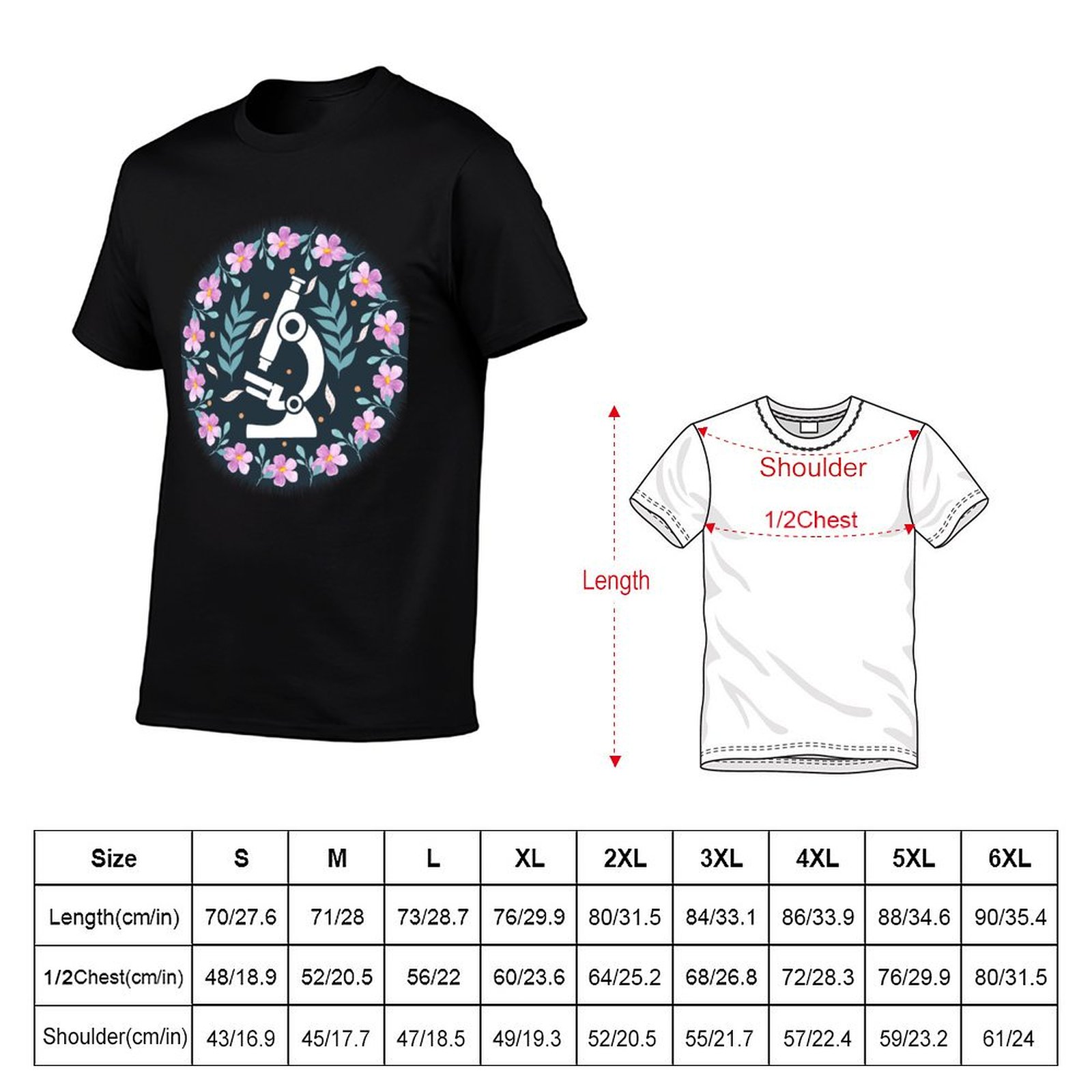 Buntes Folk-Mikroskop – T-Shir – Medical Lab Scientist Bewertung und Preis