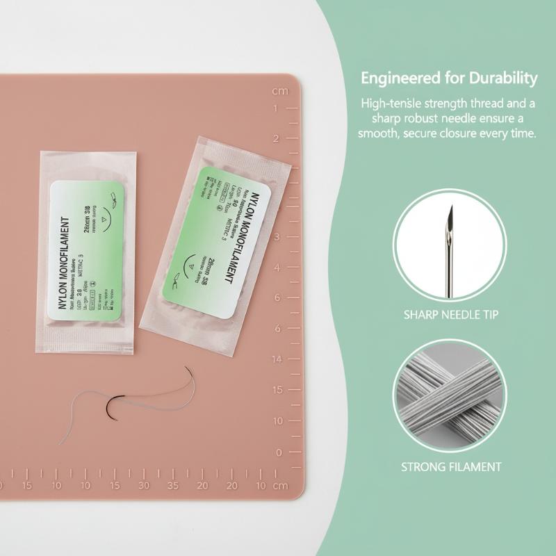 Nylon-Monofilament-Nahtset 12- – Medical Lab Kit Bewertung und Preis